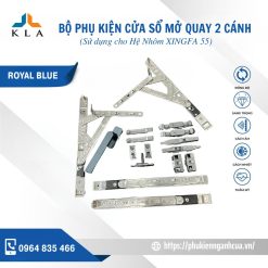 Cửa sổ mở quay 2 cánh hệ 55 Xingfa