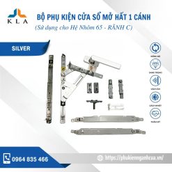 Cửa sổ mở hất cánh hệ rãnh C Châu Âu