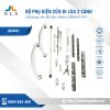 Cửa đi lùa 2 cánh rãnh hệ ray nhôm XF93