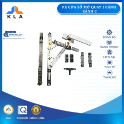 KLA - Bộ phụ kiện cửa sổ mở quay 1 cánh rãnh C