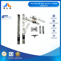 KLA - Bộ phụ kiện cửa sổ mở quay 1 cánh rãnh K