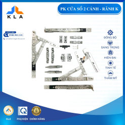 KLA - Bộ phụ kiện cửa sổ mở quay 2 cánh rãnh K